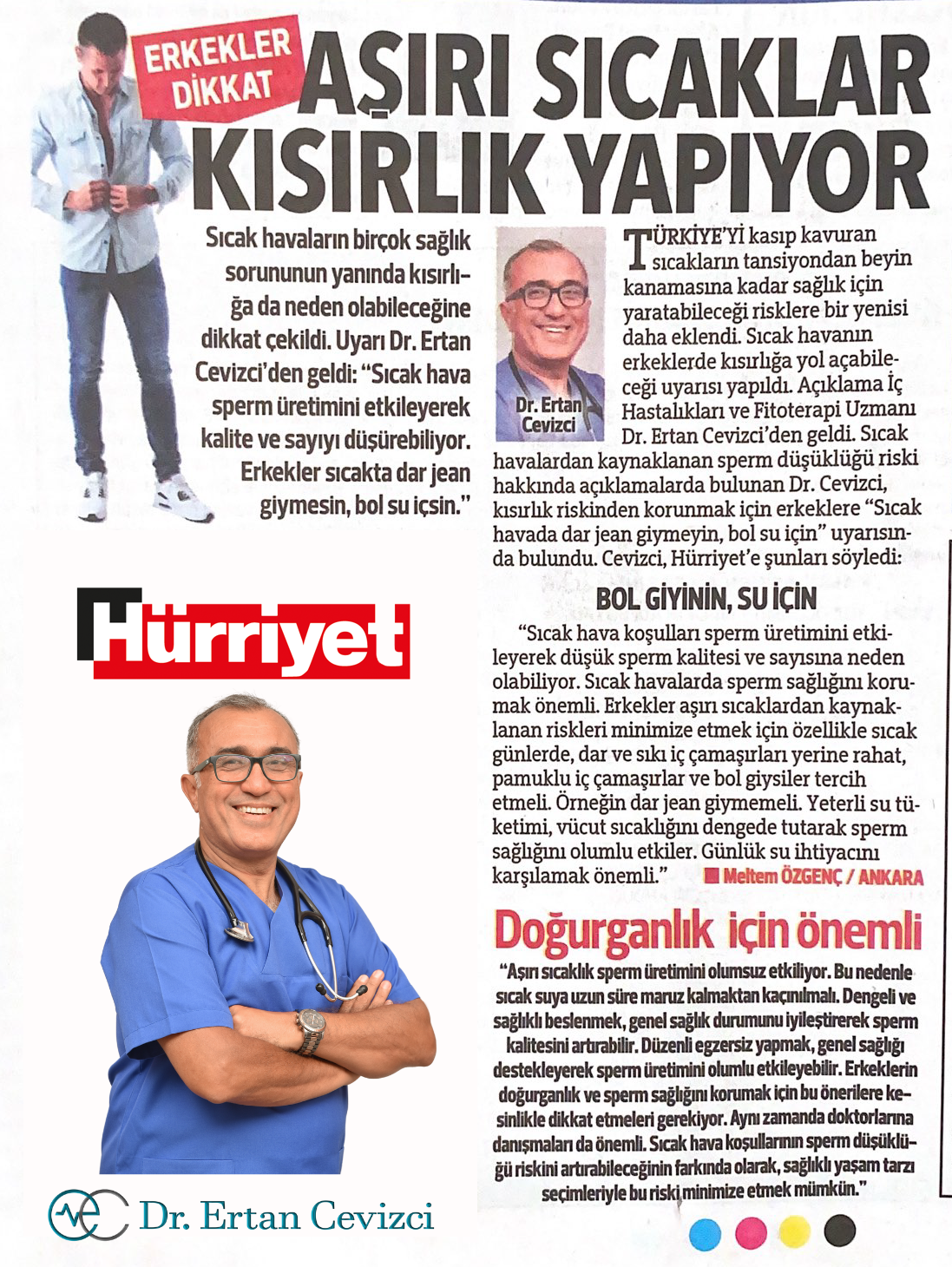Dr. Ertan Cevizci Hürriyet Haberi